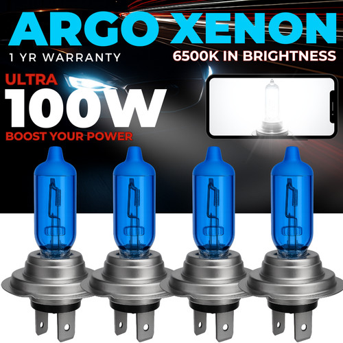 100w xenon super white - h7,