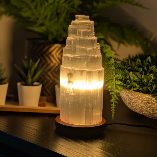 Selenite tower lamp dimmer - tower, lamp┃dimmer