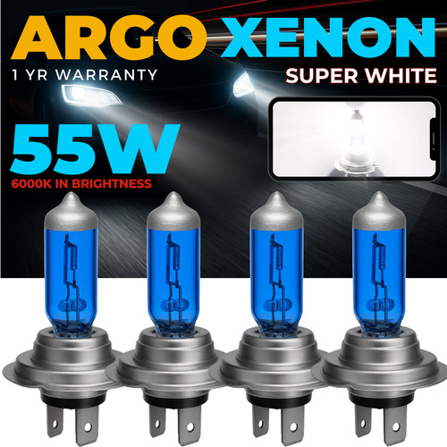 55w xenon white - white, headlight