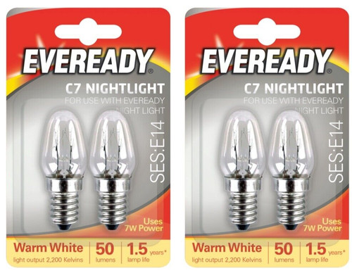 Eveready nightlight lamp - 4x,
